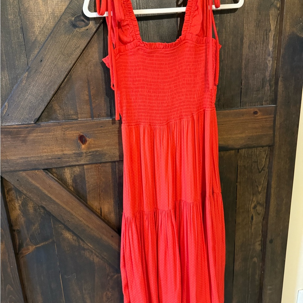 Madison & Berkeley Vibrant red dress